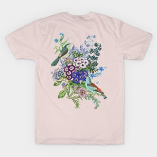 Turquoise Birds T-Shirt